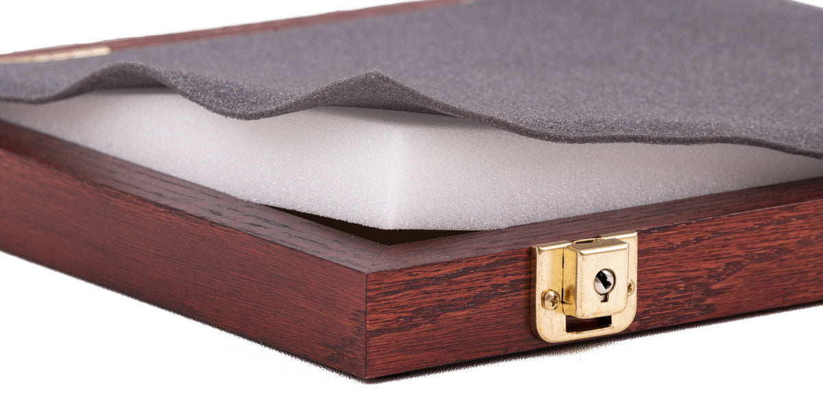 Two Timbers Extra Small Display Case with Cherry Finish 2